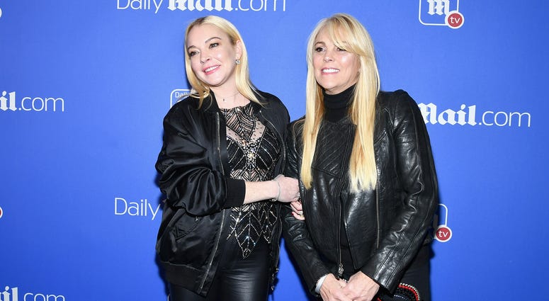 Lindsay and Dina Lohan. Lindsay and Dina Lohan