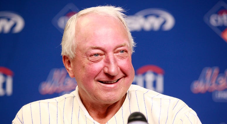 Jerry Koosman speaks at a press conference commemorating the New York Mets 40th anniversary of the 1969 World Championship team on August 22, 2009 at Citi Field in the Flushing neighborhood of the Queens borough of New York City. Jerry Koosman
