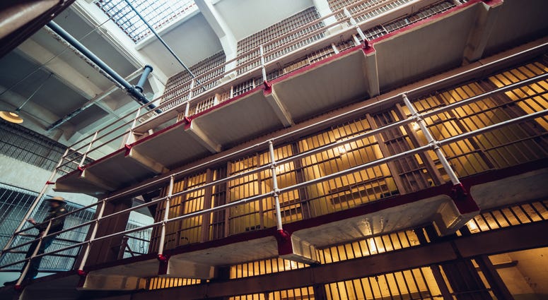 An interior view of a prison. Prison (Getty)