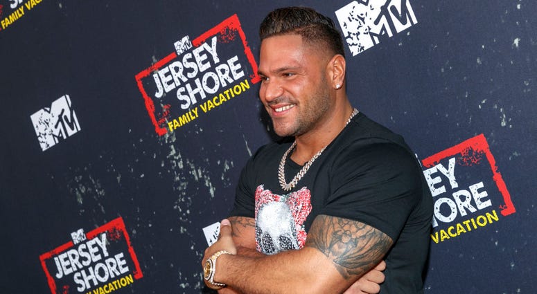 Television personality Ronnie Ortiz-Magro arrives at the "Jersey Shore Family Vacation" Premiere Party at Hyde Sunset Kitchen + Cocktails on March 29, 2018 in West Hollywood, California. Ronnie Ortiz-Magro