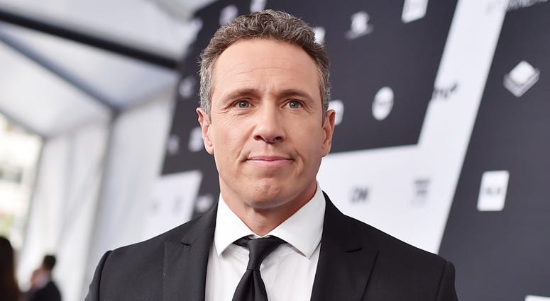 Chris Cuomo attends the Turner Upfront 2018 arrivals on the red carpet at The Theater at Madison Square Garden on May 16, 2018 in New York City. Chris Cuomo