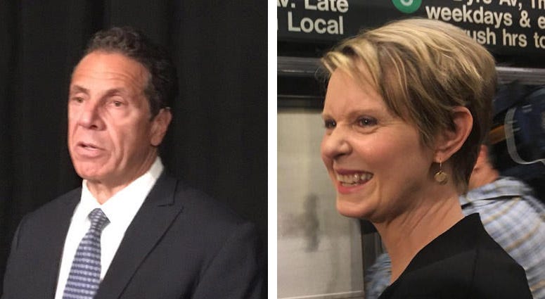Gov. Andrew Cuomo, Cynthia Nixon Gov. Andrew Cuomo, Cynthia Nixon