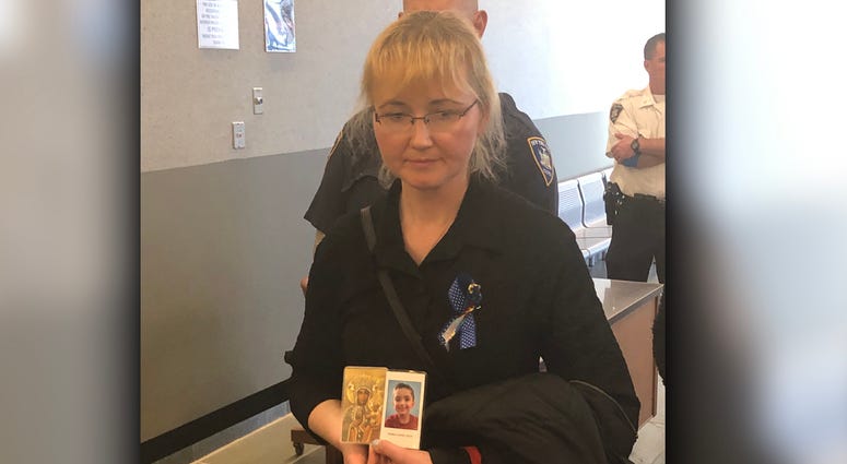 Justyna Zubko-Valva at a court hearing on Feb. 24, 2020. Justyna Zubko-Valva