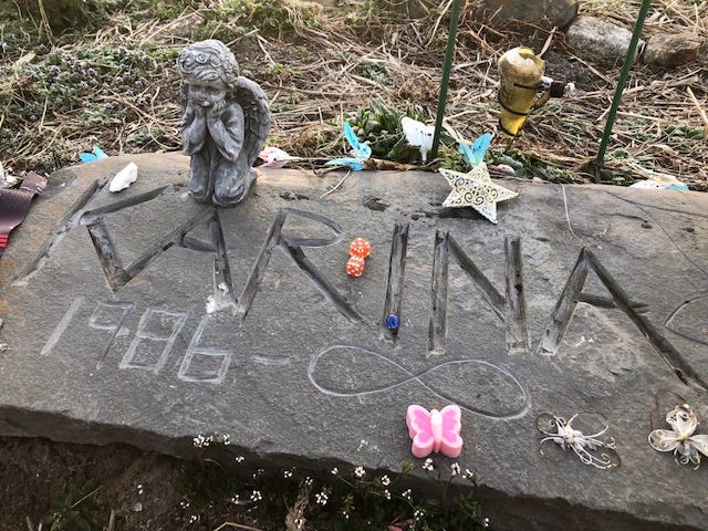 Karina Vetrano memorial in Spring Creek Park Karina Vetrano memorial