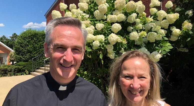 Fr Stephen Fichter and Kathe Carson Fr Stephen Fichter and Kathe Carson