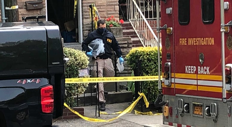 FBI removes evidence from home where bomb-making materials were found in Astoria, Queens Queens fire suspected bomb-making materials