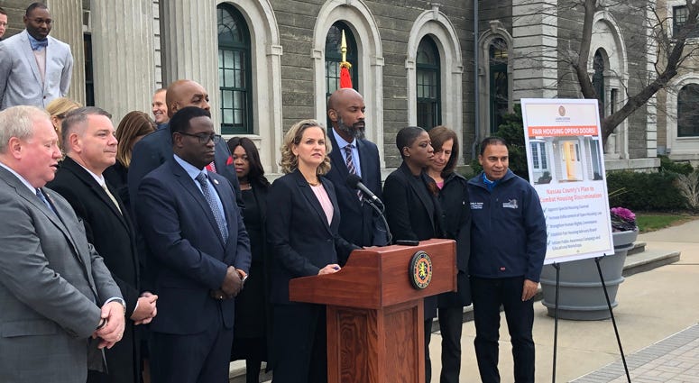 Laura Curran announces plan to combat housing discrimination. Laura Curran