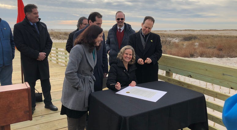 Laura Curran announces climate smart plans Laura Curran
