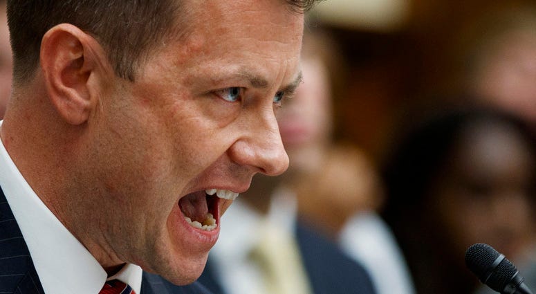 FBI Deputy Assistant Director Peter Strzok testifies before the House Committees on the Judiciary and Oversight and Government Reform during a hearing on "Oversight of FBI and DOJ Actions Surrounding the 2016 Election," on Capitol Hill. Peter Strzok