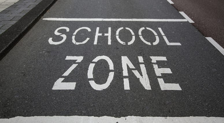school crosswalk