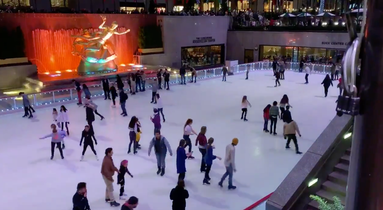 Rockefeller Center ice skating rink Rockefeller Center ice skating rink