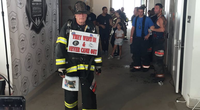 The annual stair climb at One World Trade. Stair Climb
