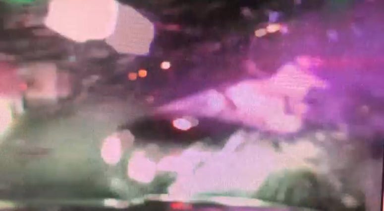Train hits car in New Jersey Train hits car in New Jersey