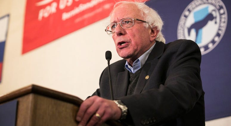 After keeping his senate seat in the midterm elections, Sen. Bernie Sanders speaks at the Hilton in Burlington, Vermont on Tuesday, November 6, 2018. Bernie Sanders