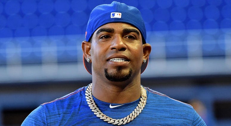 New York Mets left fielder Yoenis Cespedes. Yoenis Cespedes
