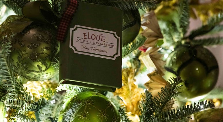 Christmas decorations on display at the White House on Dec. 2, 2019 in Washington, DC. White House Christmas