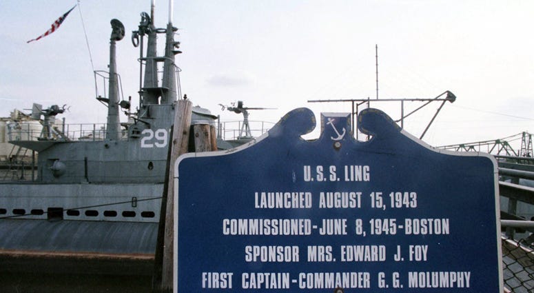 USS Ling in Hackensack USS LIng