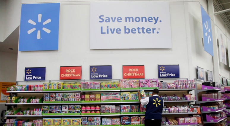 A Walmart in North Bergen, New Jersey. Walmart