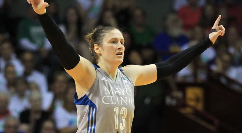 Lindsay Whalen Minnesota Lynx Lindsay Whalen plays for the Minnesota Lynx in the 2017 WNBA Finals.