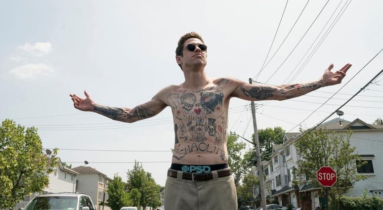 This image released by Universal Pictures shows Pete Davidson in "The King of Staten Island," directed by Judd Apatow. Universal Pictures said Monday that “The King of Staten Island” will debut on digital platforms June 12. “The King of Staten Island”