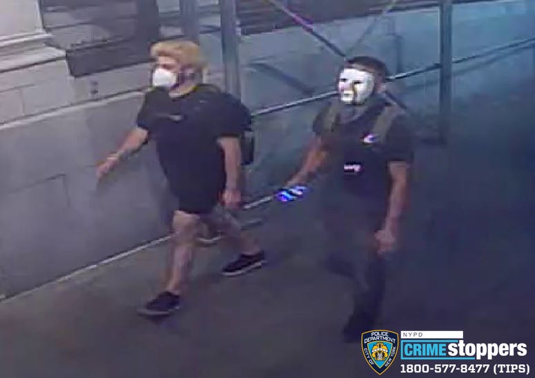 Washington Square Arch Vandals