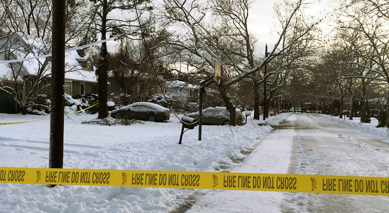 A live wire kept sparking many times overnight in East Northport-Commack border on Long Island. Downed Wires on Long Island