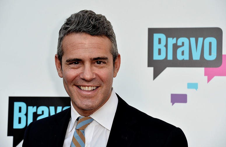 Television Personality Andy Cohen arrives at Bravo Media's 2013 "For Your Consideration" Emmy Event at Leonard H. Goldenson Theatre on May 22, 2013 in North Hollywood, California. Andy Cohen Bravo