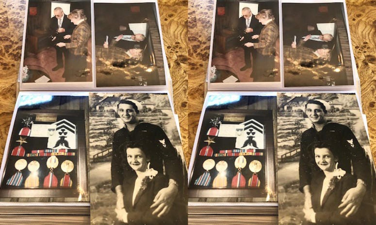 Photos of Bob Abate's interview subjects WW2 Veterans