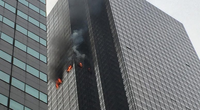 Fire at Trump Tower. Trump Tower Fire