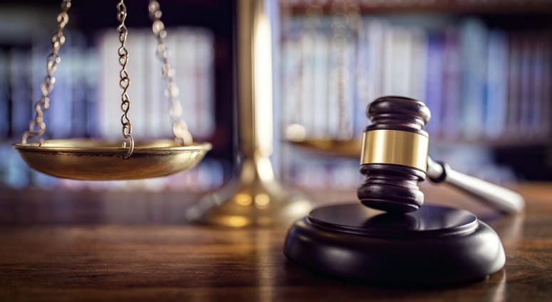 Gavel Gavel And Scales Of Justice