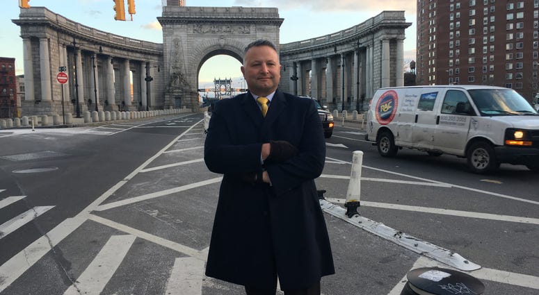 Sgt. William Hart poses in Manhattan on Jan. 16, 2019. Sgt. William Hart