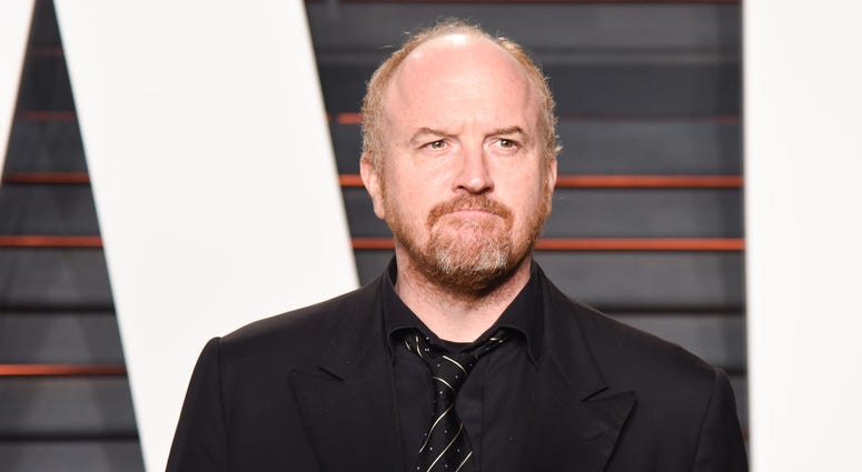Louis CK arriving at the 2016 Vanity Fair Oscar Party hosted by Graydon Carter held at the Wallis Annenberg Center for the Performing Arts in Beverly Hills on February 28, 2016. Louis C.K.