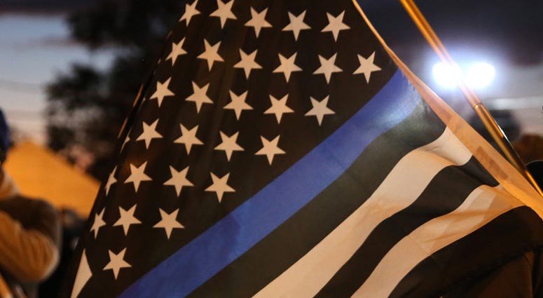 Blue Lives Matter flag Blue Lives Matter flag