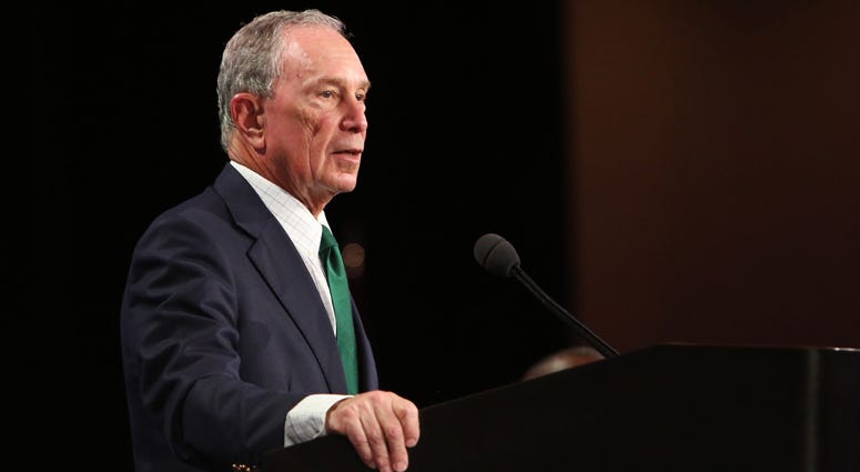 Former New York Mayor Michael Bloomberg speaks at the US Conference of Mayors at the Fontainebleau Hotel in Miami Beach on Monday, June 26, 2017. Michael Bloomberg