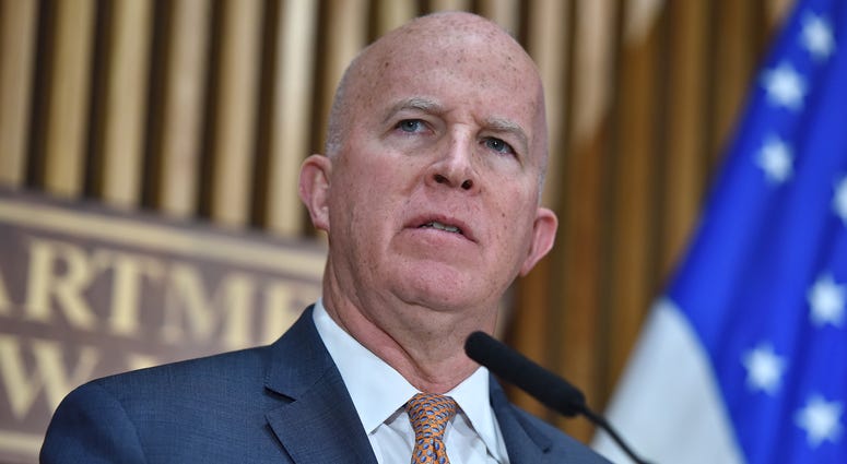 Police Commissioner James. P. O'Neill speaks during a press conference James O'Neill