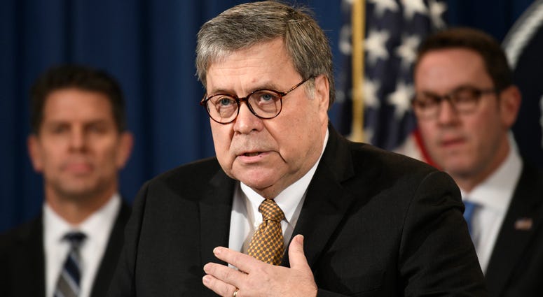 Attorney General William Barr. William Barr