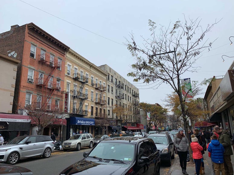 Arthur Avenue in the Belmont section of the Bronx. Arthur Avenue Bronx