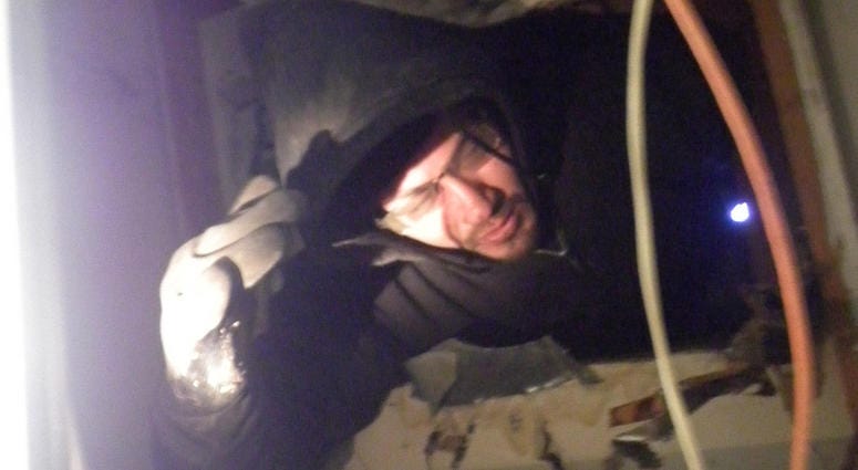 A suspected serial burglar was caught after getting stuck in a vent at a Long Island dental office. Suspect caught in vent