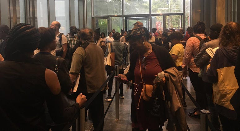 NYCHA residents pack waiting area of federal court to testify about mold, rusty pipes, peeling paint, illnesses NYCHA Residents Pack Federal Court