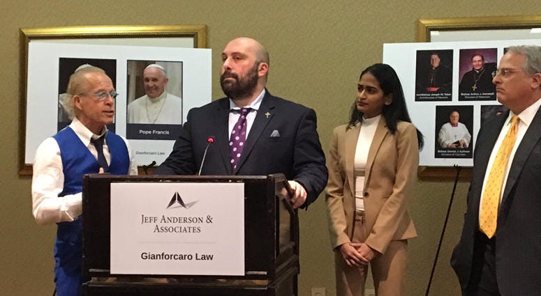 John Bellocchio announces lawsuit accusing former Cardinal Theodore McCarrick of abuse John Bellocchio