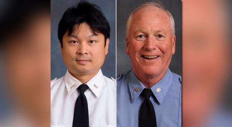 Lt. Raymond Wang and EMT Liam Glinane Injured FDNY EMTs