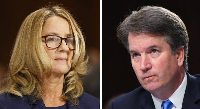 Christine Blasey Ford and Brett Kavanaugh Christine Blasey Ford - Brett Kavanaugh