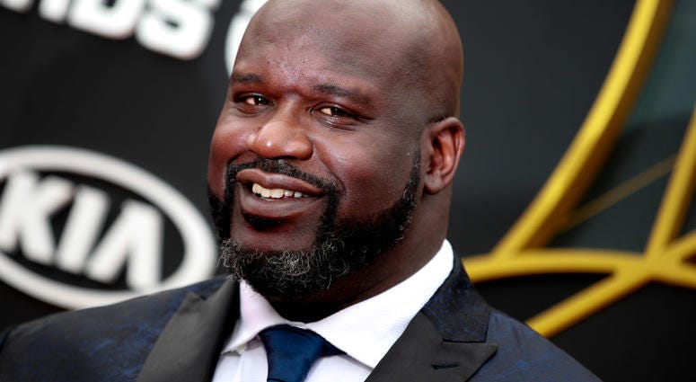 Shaquille O'Neal attends the 2019 NBA Awards at Barker Hangar on June 24, 2019 in Santa Monica, California. Shaquille O'Neal