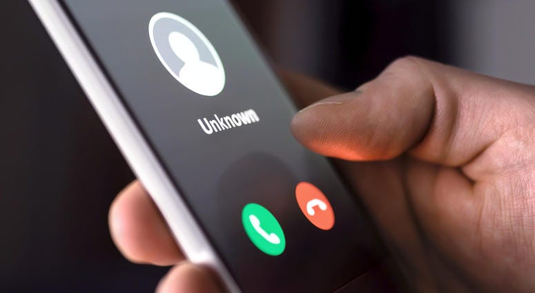 Unknown caller on iPhone Unknown caller on iPhone