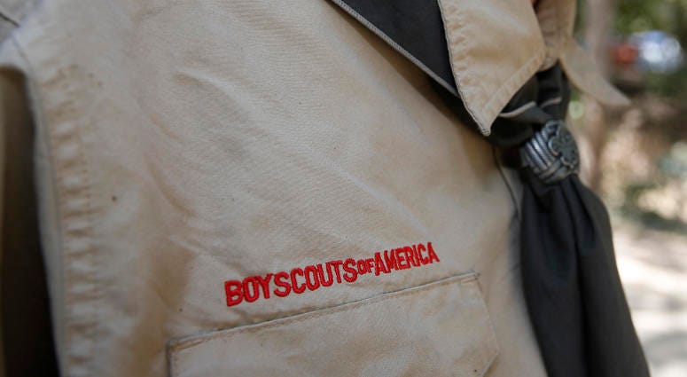 Boy Scouts of America uniform. Boy Scouts of America