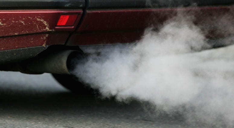 An vehicle's exhaust pipe releases fumes on February 7, 2007 in Berlin, Germany. Vehicle Emissions