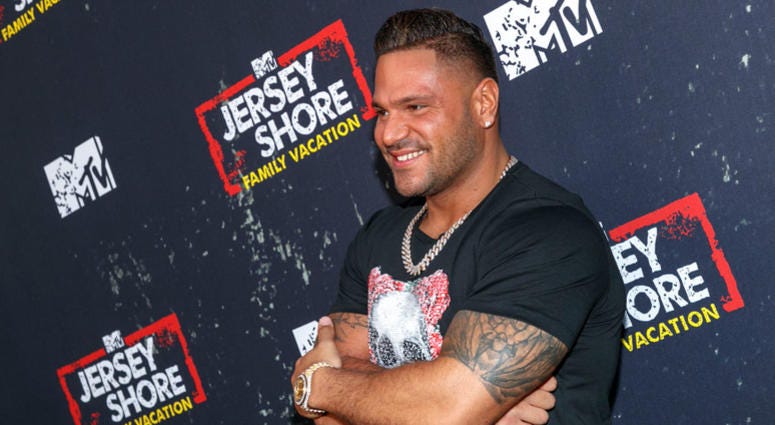 Television personality Ronnie Ortiz-Magro arrives at the "Jersey Shore Family Vacation" Premiere Party at Hyde Sunset Kitchen + Cocktails on March 29, 2018 in West Hollywood, California. Ronnie Ortiz-Magro