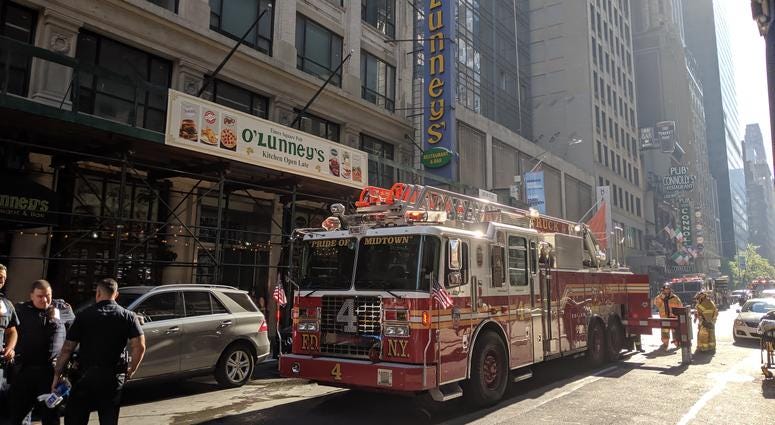 Times Square fire Times Square fire