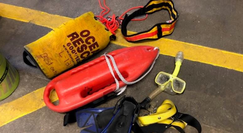 Equipment used by the FDNY during water rescues. FDNY Water Rescues