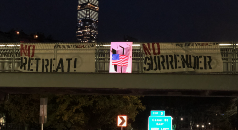 Proud Boys banner Proud Boys banner